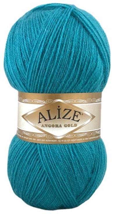 Alize Angora Gold 164 - azurová modrá