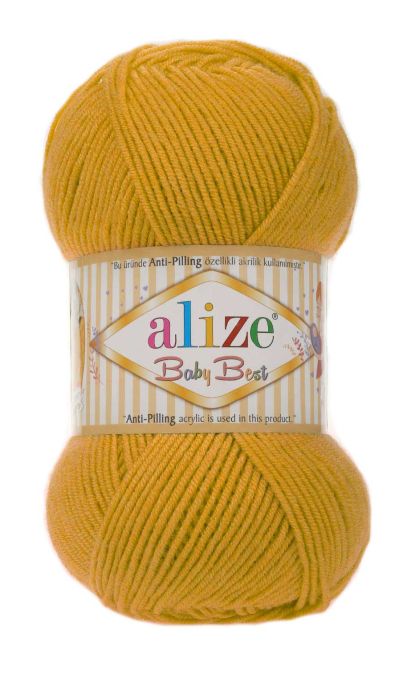 Alize Baby Best 281 - šafránová žlutá