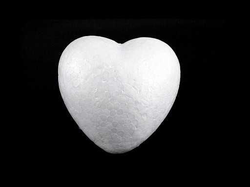 Srdce polystyren 10 cm