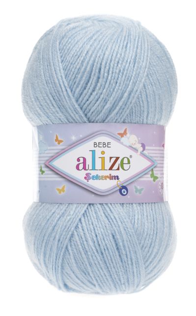 Alize Sekerim Bebe 183 - baby modrá