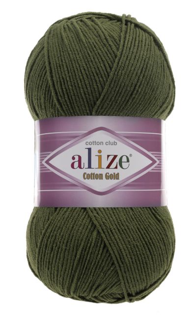 Alize Cotton Gold 29 - army zelená
