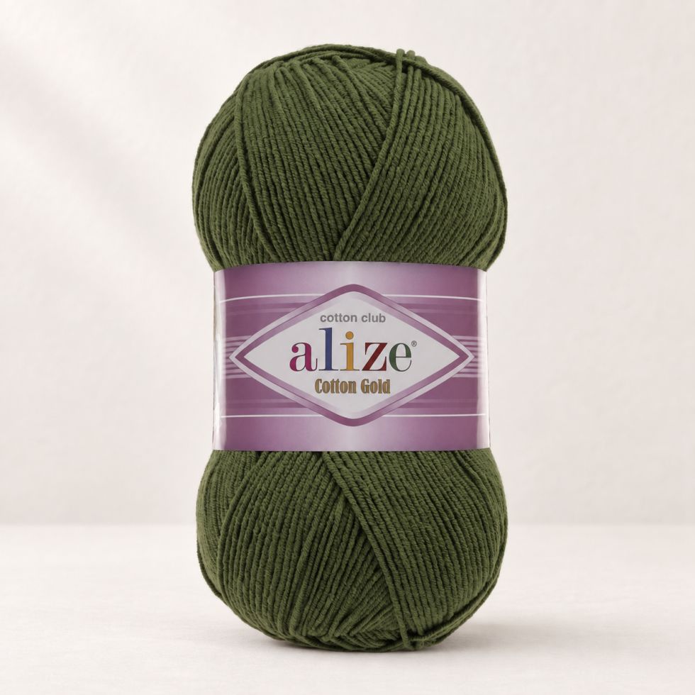 Alize Cotton Gold 29 - army zelená