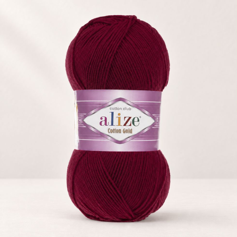 Alize Cotton Gold 57 - bordó