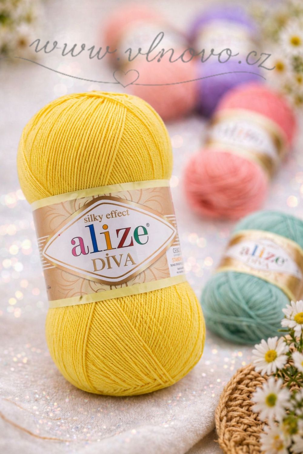 Alize Diva 110 - žlutá