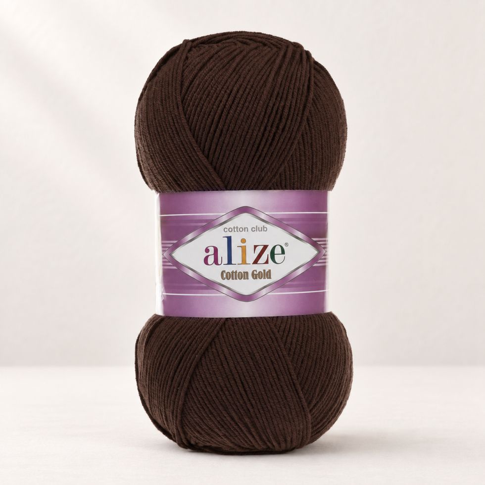 Alize Cotton Gold 26 - tmavě hnědá