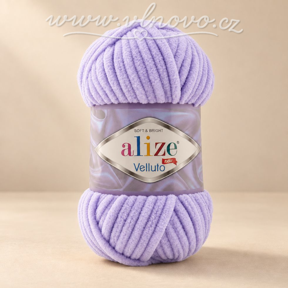 Alize Velluto 146 - světle fialová