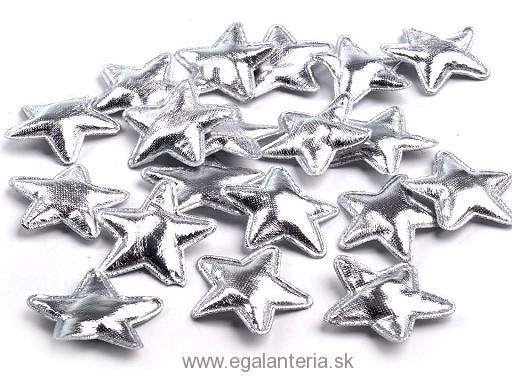 Hvězda 30 mm - stříbrná