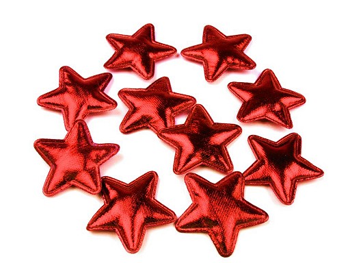 Hvězda 30 mm - červená