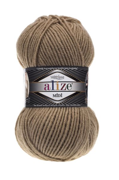 Alize Superlana Midi 466 - tmavě béžová