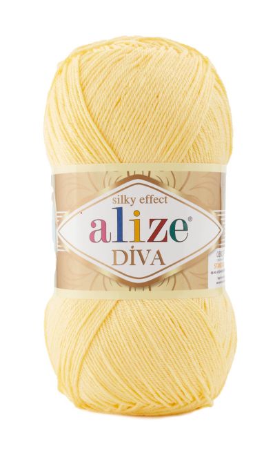 Alize Diva 187 - světle žlutá