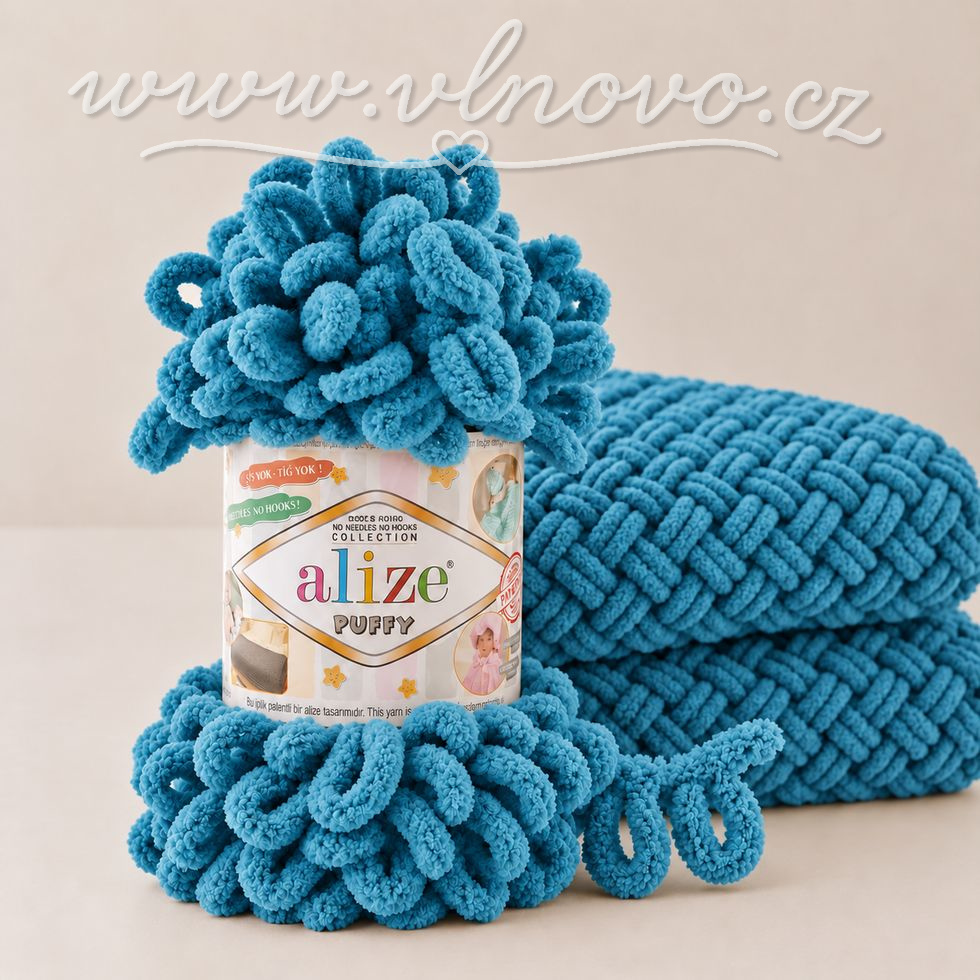 Alize Puffy 294 - světle petrolejová