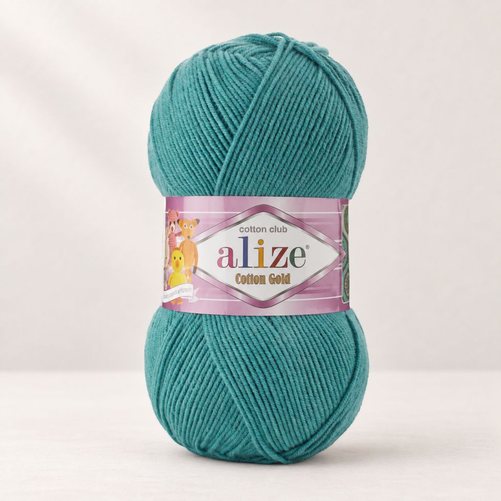 Alize Cotton Gold 156 - matná smaragdová