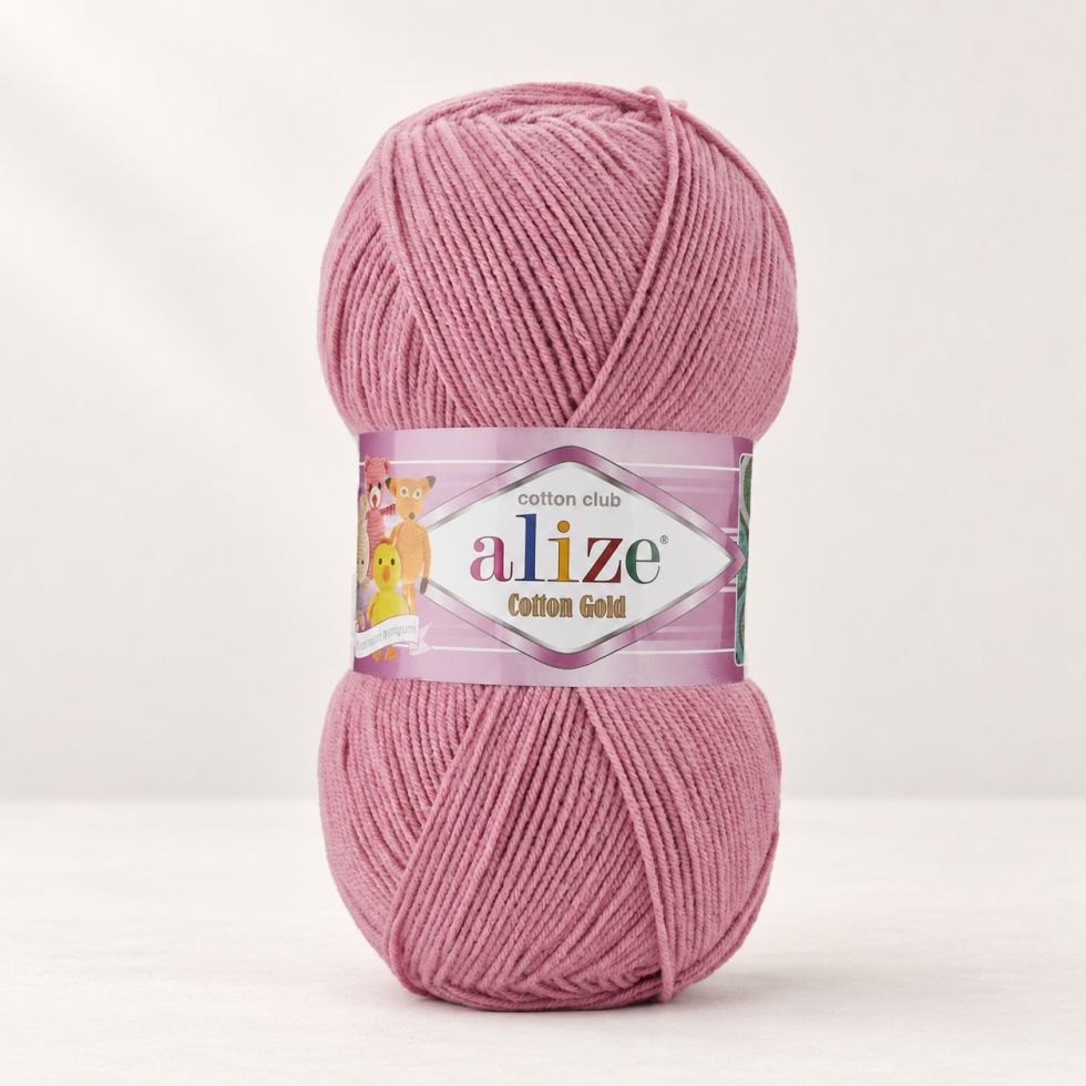 Alize Cotton Gold 676 - starorůžová