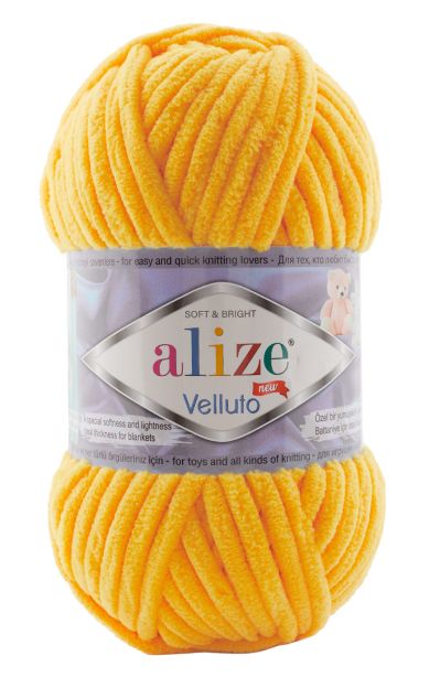 Alize Velluto 216 - žlutá