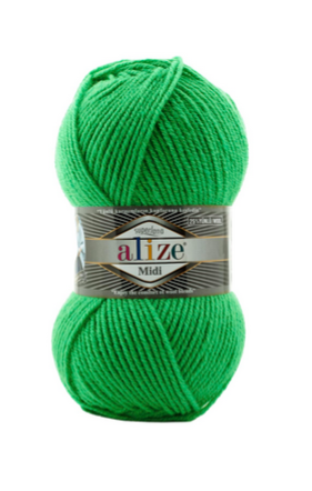 Alize Superlana Midi 455 - zelená 