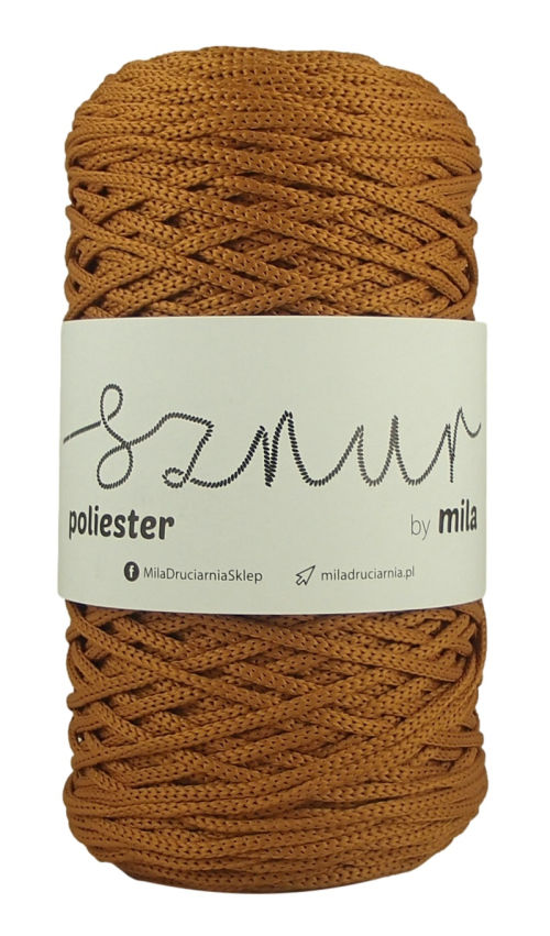 Polyester Sznur 3 mm - 103 - zrzavá