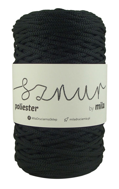 Polyester Sznur 3 mm - 171 - černá