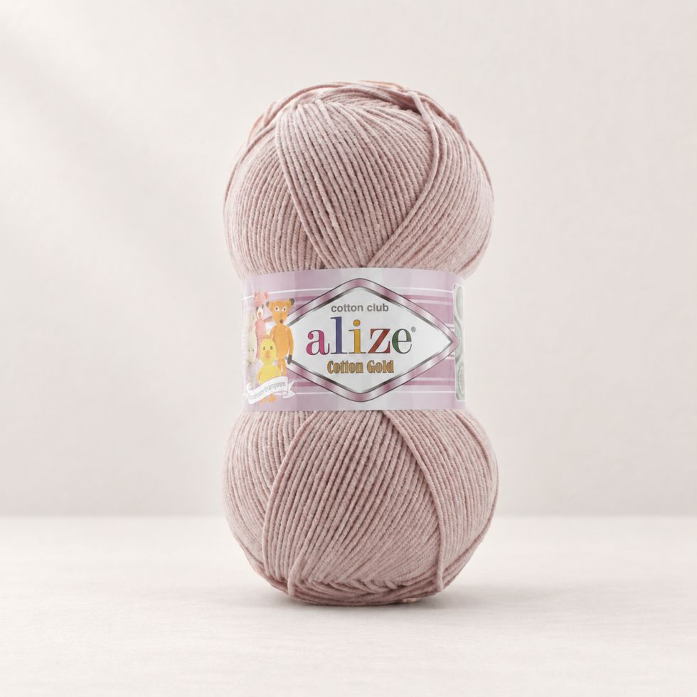 Alize Cotton Gold 592 - pudrova fialová