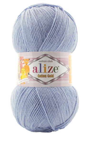 Alize Cotton Gold 481 - světlá modrá