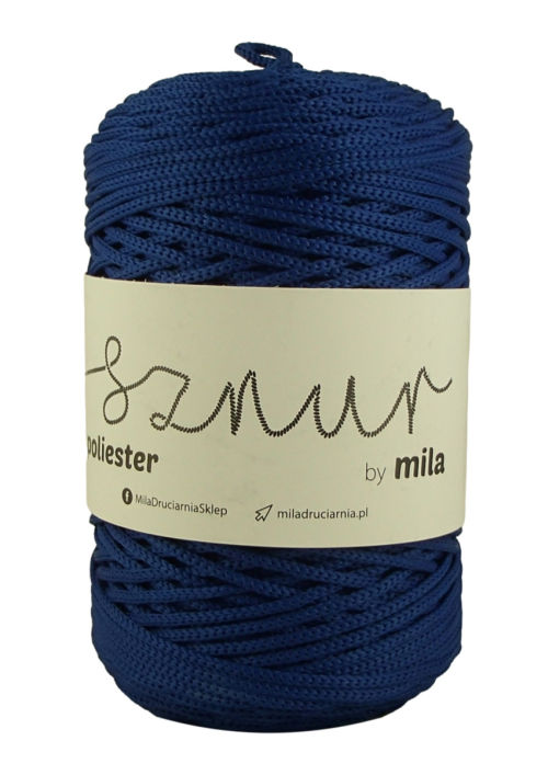 Polyester Sznur 3 mm - 105 - královská modrá
