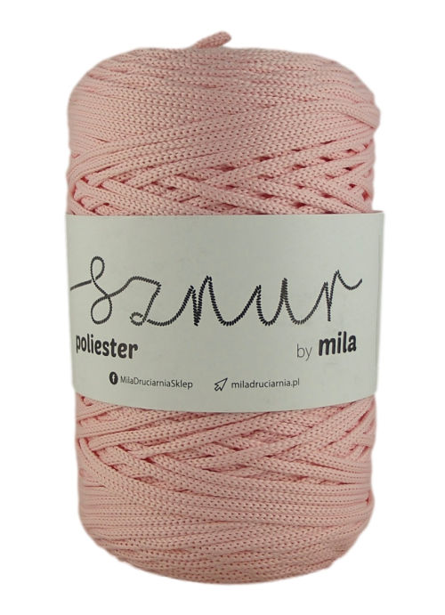 Polyester Sznur 3 mm - 134 - svvětlá růžová